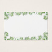 Gold Safari Baby shower raad eens hoeveel gamekaar Visitekaartje (Achterkant)