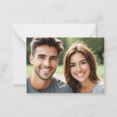 Gold Sage Pine Trees Photo Notitiekaartje (Achterkant)