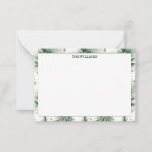 Gold Sage Pine Trees Photo Notitiekaartje (Voorkant)