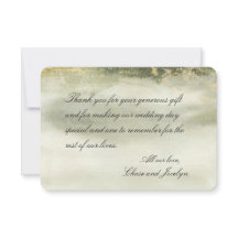 Gold & Sage Waterverf Wave Calligrafie Hartelijk d