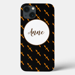 Gold Sagitarius Zodiac Sign Case-Mate iPhone Case