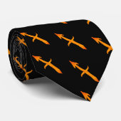 Gold Sagitarius Zodiac Sign Stropdas (Opgerold)