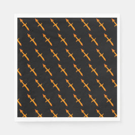 Gold Sagittarius Zodiac Astrology Sign Custom Servet