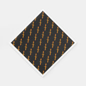 Gold Sagittarius Zodiac Astrology Sign Custom Servet (Hoek)