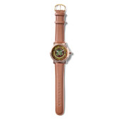 Gold Saint Patrick Shamrock Jewel met Pearls Horloge (Bandje)