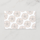 Gold Sand Dollar Visitekaartje (Achterkant)