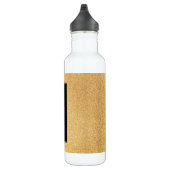 Gold Sandy Glitter Waterfles (Rechts)