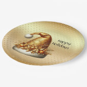 Gold Santa Hat Holiday Paper Bord (Gekanteld)