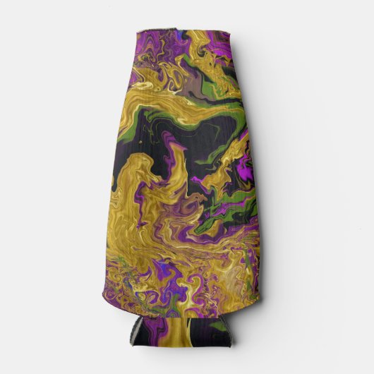 Gold Satin Flesjeskoeler (Voorkant)