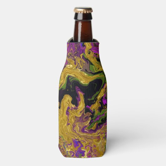 Gold Satin Flesjeskoeler (Fles Voorkant)