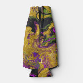 Gold Satin Flesjeskoeler (Achterkant)