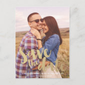 GOLD SAVE THE DATE // Save the Date Aankondiging (Voorkant)