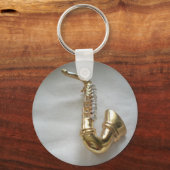 Gold Saxophone Sleutelhanger (Voorkant)