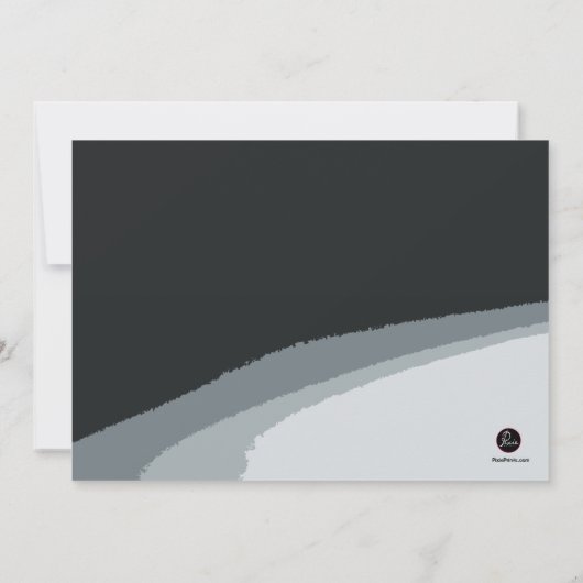 Gold Scale of Justice, Law School Afstuderen Invit Kaart (Achterkant)