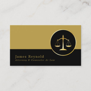 Gold Scales, Legal Professional Visitekaartje