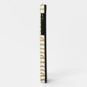 Gold Scallop Pattern iPhone Case (Achterkant/links)