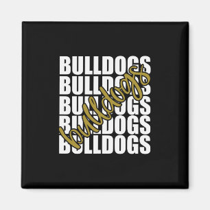 Gold School Sport Fan Team Spirit Magneet