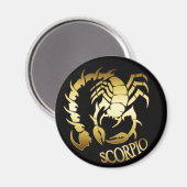 GOLD SCORPIO MAGNEET (Voorkant / Achterkant)