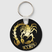 GOLD SCORPIO SLEUTELHANGER (Voorkant)