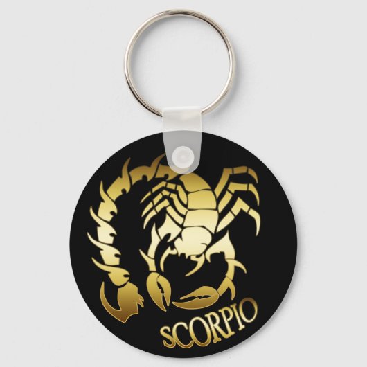 GOLD SCORPIO SLEUTELHANGER (Voorkant)