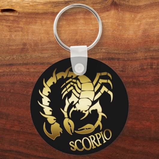 GOLD SCORPIO SLEUTELHANGER (Voorkant)