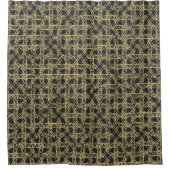 Gold Scratch Golden Modern Glamor Douchegordijn (Voorkant)