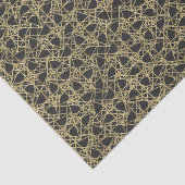 Gold Scratch Golden Modern Glamor Elegant Party Tissuepapier (Detail)