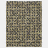Gold Scratch Golden Modern Glamour Unique Elegant Fleece Deken (Voorkant)