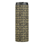 Gold Scratch Golden Modern Glamour Unique Elegant Thermosbeker (Achterkant)