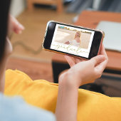 Gold Script Afstuderen Foto Elegant Aangepast Kaart