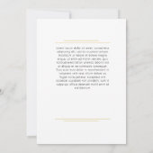 Gold Script-bedekking | Groepsfoto-Afstuderen Aankondiging (Achterkant)