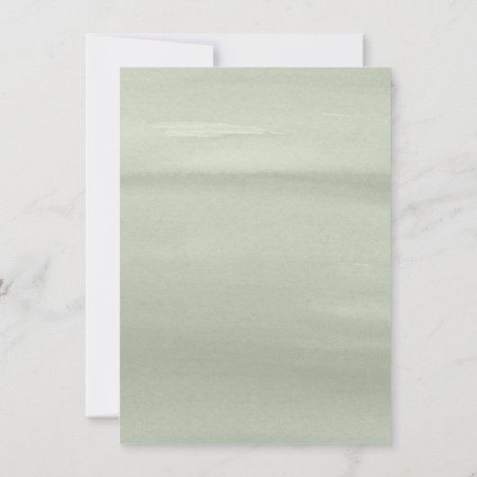 Gold Script Blush Pink & Grey Surprise Party Kaart (Achterkant)