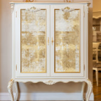 Gold Script Ephemera Franse decoupage