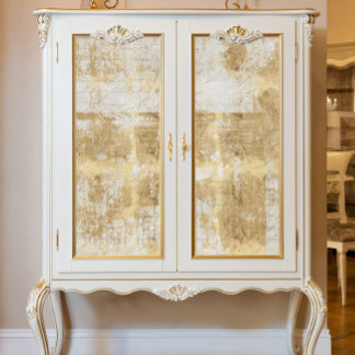  Gold Script Ephemera Franse decoupage Tissuepapier