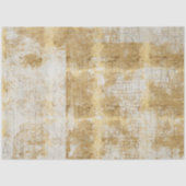 Gold Script Ephemera Franse decoupage Tissuepapier (Voorkant)