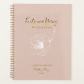 Gold Script Future Mrs Blush Pink Wedding Planner (Voorkant)