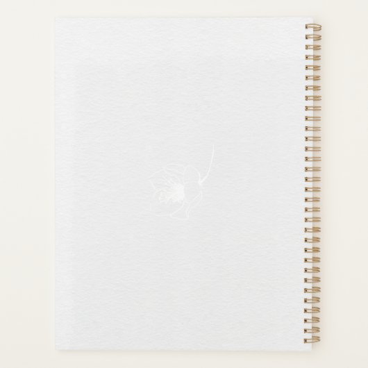 Gold Script Future Mrs. Wedding Planner (Achterkant)