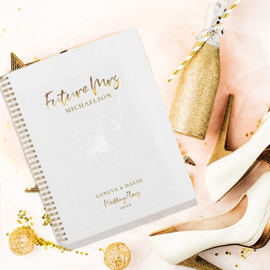 Gold Script Future Mrs. Wedding Planner