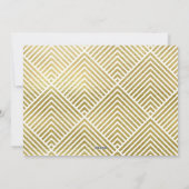 Gold Script Happy New Year-fotokaart Feestdagenkaart (Achterkant)