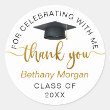 Gold Script Hartelijk dank Afstuderen