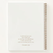 Gold Script Ivory Bible Study Notitieboek (Achterkant)