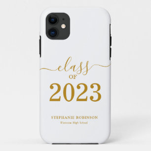 Gold Script-klasse van 2023-Afstuderen Case-Mate iPhone Case