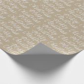 GOLD SCRIPT MERRY CHRISTMAS WRAPPINGPAPIER CADEAUPAPIER (Hoek)