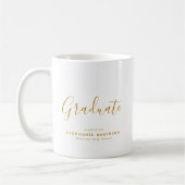 Gold Script Modern Gradun Party Favor Koffiemok (Links)