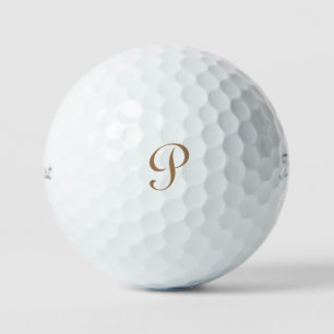 Gold Script Monogram Titleist Pro VI Golfballen
