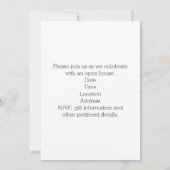 Gold Script Photo Collage High School Afstuderen Kaart (Achterkant)