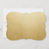 Gold Script Quinceanera Kaart (Achterkant)