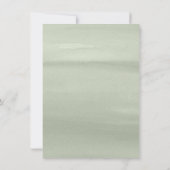 Gold Script schildert Floral Surprise Birthday Par Kaart (Achterkant)