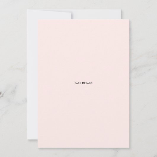 Gold  Script Virtual Vrijgezellenfeest Kaart (Achterkant)