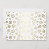 Gold Script Wonders of his Love Kerstmis 3 Foto Kaart (Achterkant)